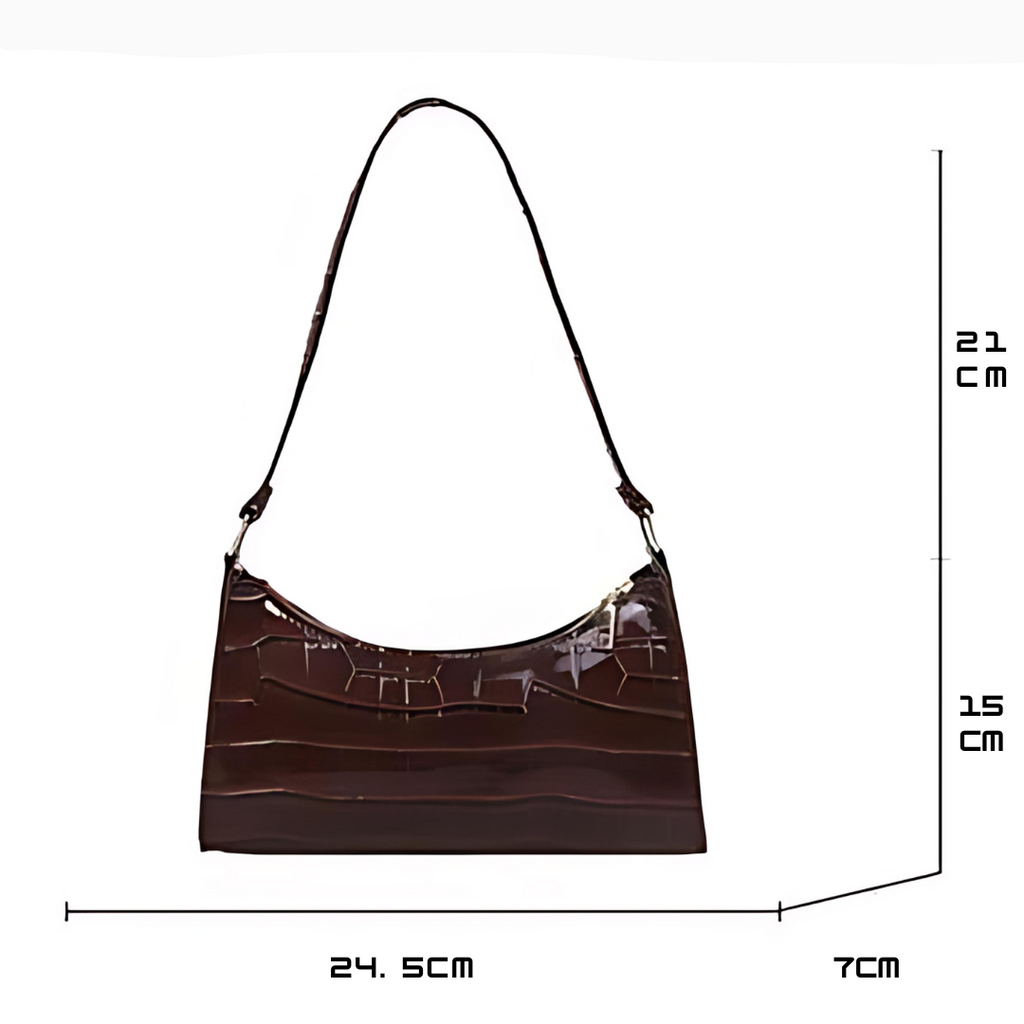 Olivia - Shiny Leather Bag
