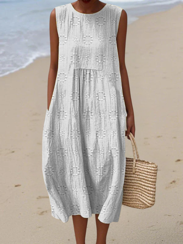 Rose™ Embroidered Midi Dress