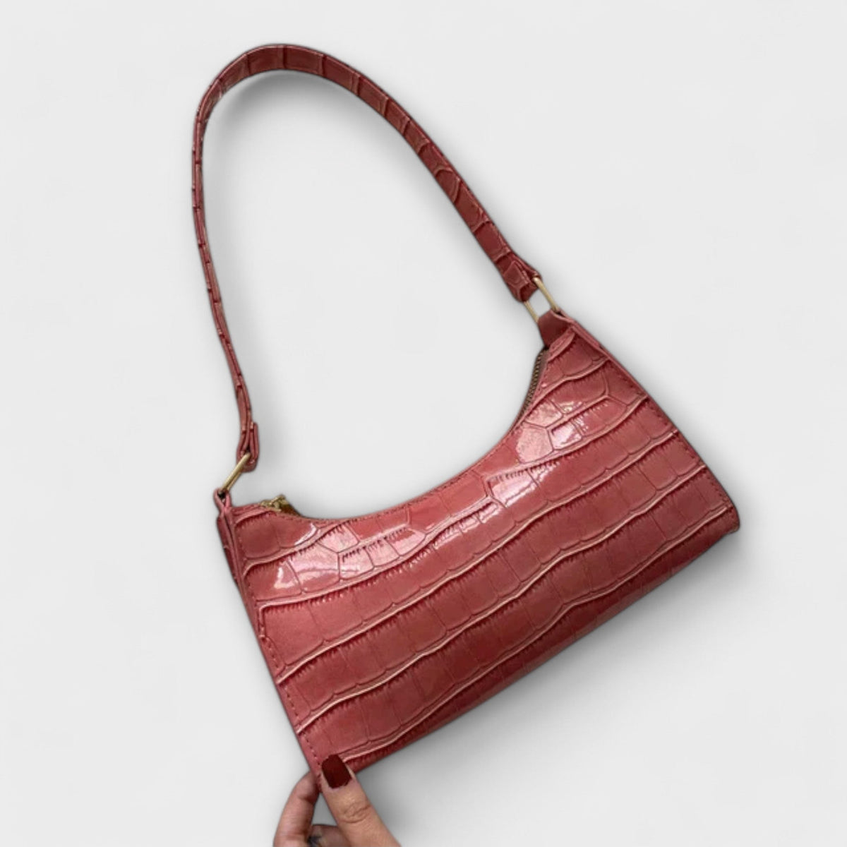Olivia - Shiny Leather Bag