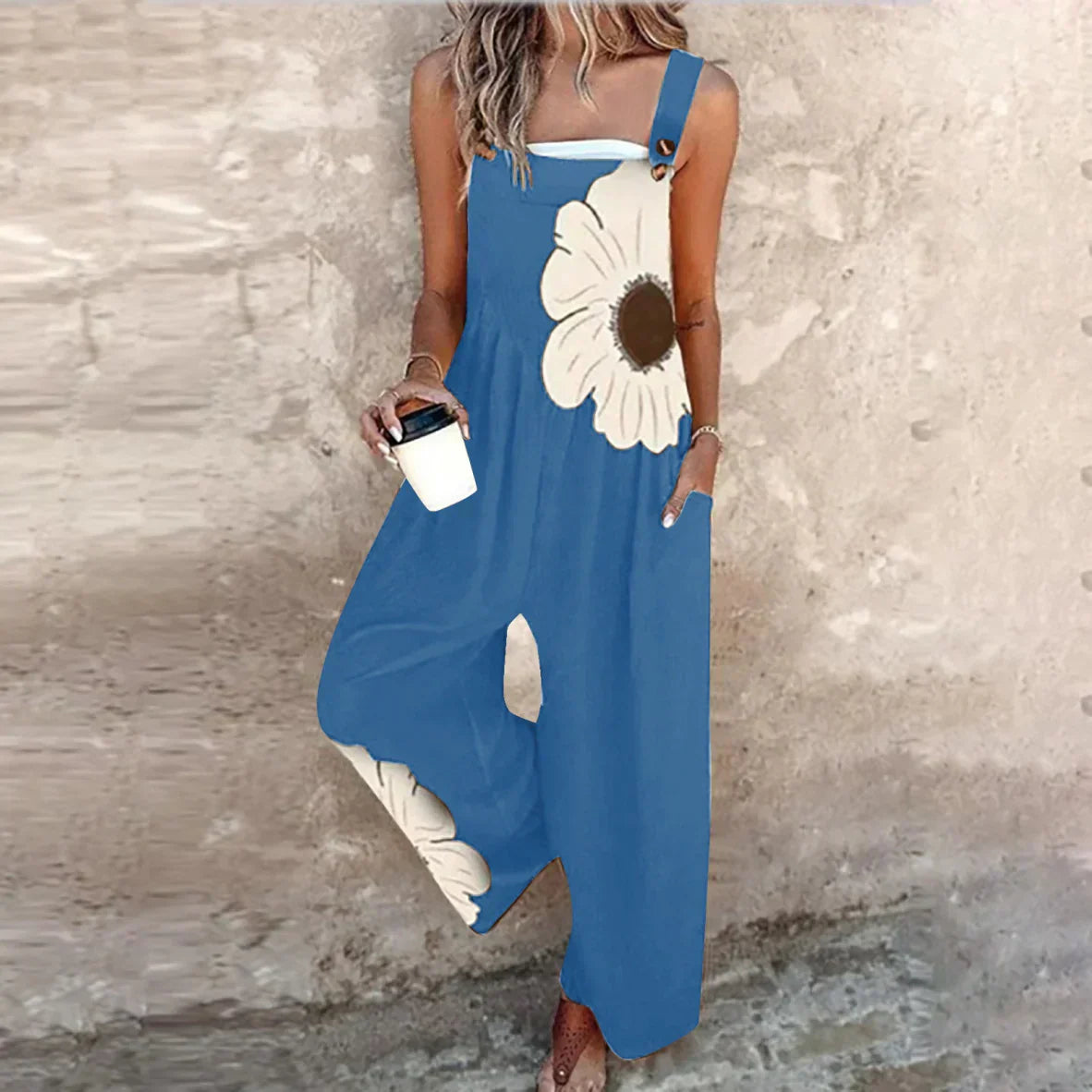 Comfortable Printed Jumpsuit