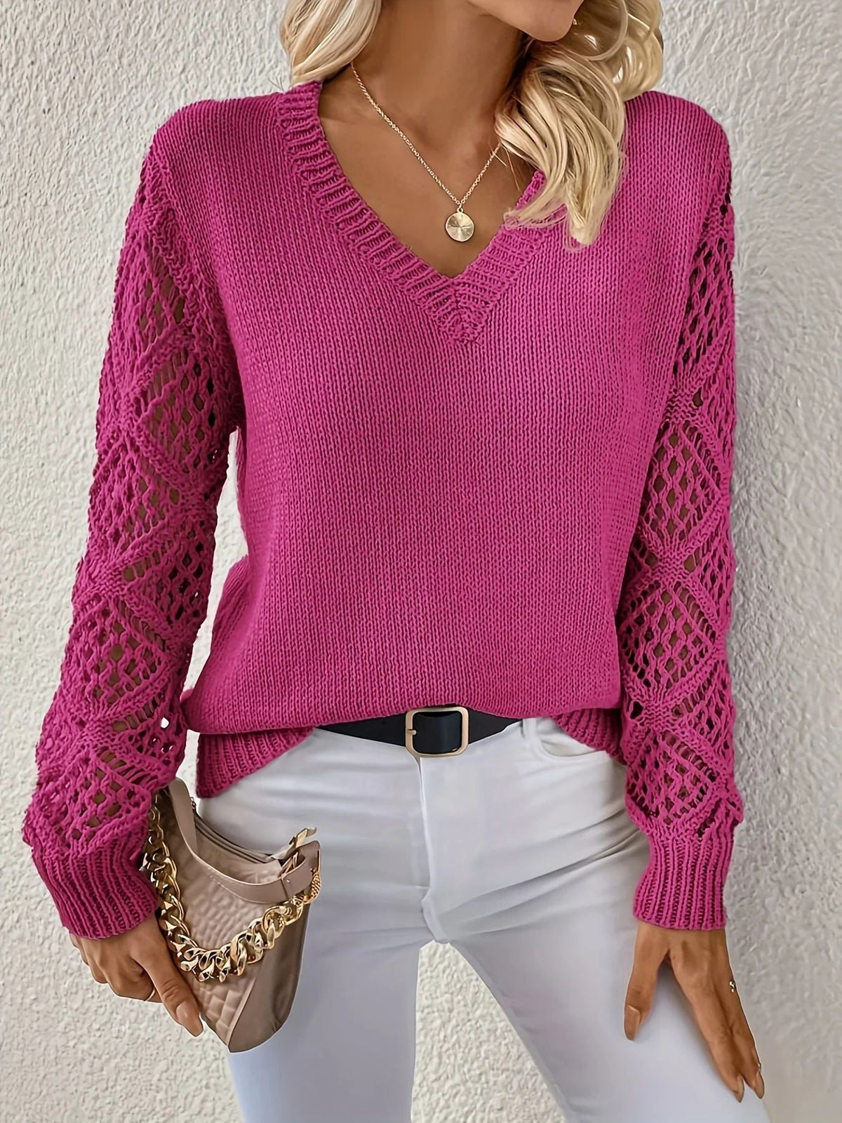Elizabeth | Soft V-neck Sweater