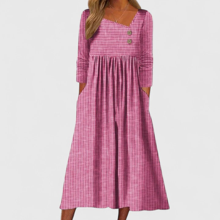 Cleomarie | Elegant Midi Dress