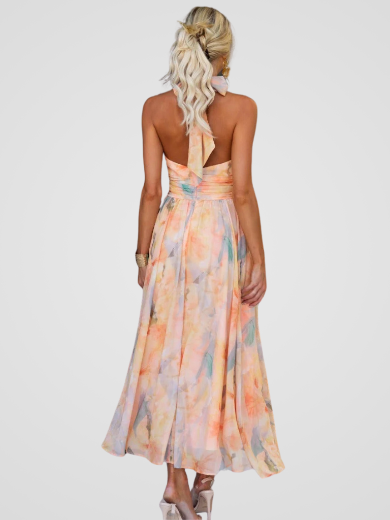 Elviana | Elegant Midi Dress
