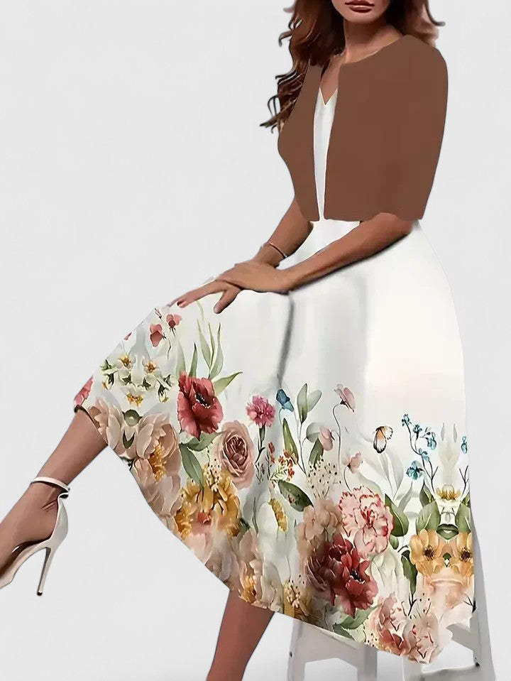 Chantal | Elegant Midi Dress