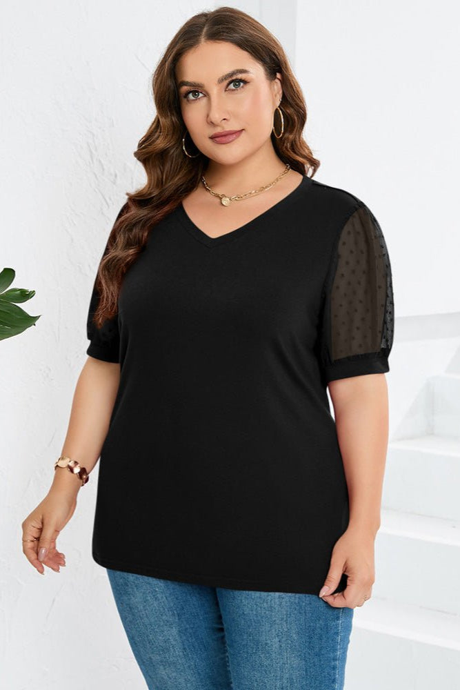 Helena | Sleek V-Neck Blouse