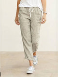 Alexa | Women's Drawstring Waist Casual Slim Fit Pants
