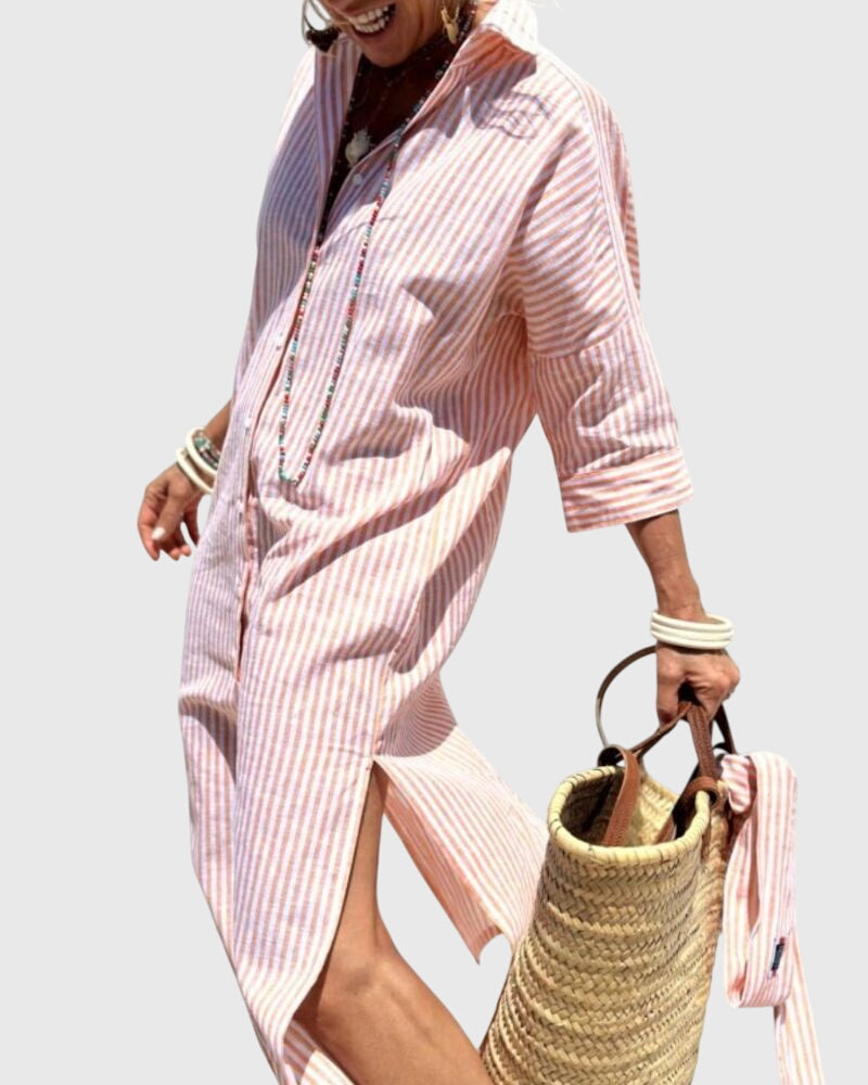 Ellen | Classic Striped Dress