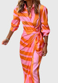 Everly | Elegant Wrap Dress With Print