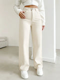 Morgan | Women's High Waist Straight Leg Pants